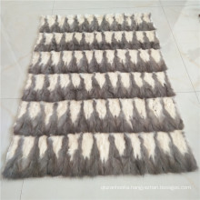 China fur factory wholesale grey white squirrel vair fur plate